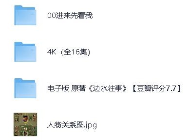 ?边S往|事(全21集+原著小说