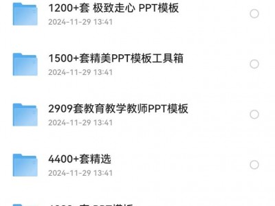 最新2.6万套的付费PPT模版,不要再花钱去买了!