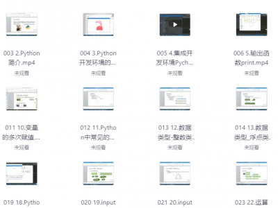 花了两万多买的Python全套教程,入门让到精通开发教程