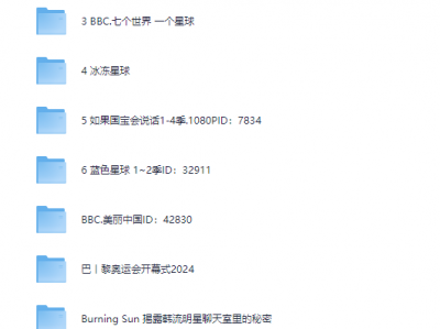 小红书花了49买到的35部少儿纪录片,非常适合给小孩看,增长见识,提升认知